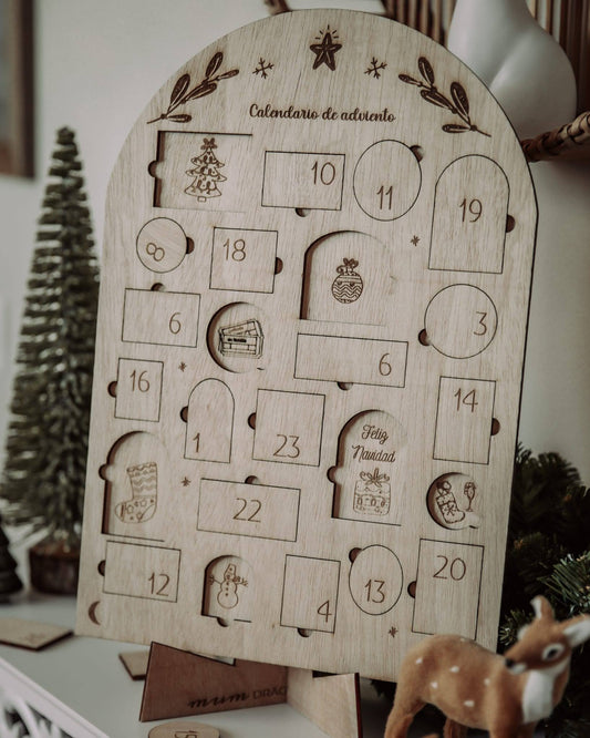 Calendario de adviento y actividades navideñas infantiles.