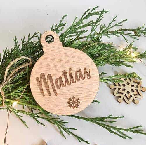 Bola de navidad personalizada ¨Snow¨