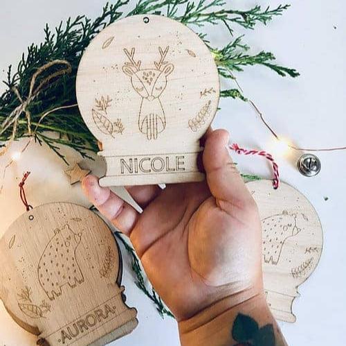Bola de navidad personalizada ¨ Bola de nieve¨