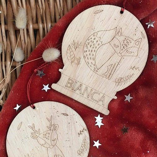 Bola de navidad personalizada ¨ Bola de nieve¨