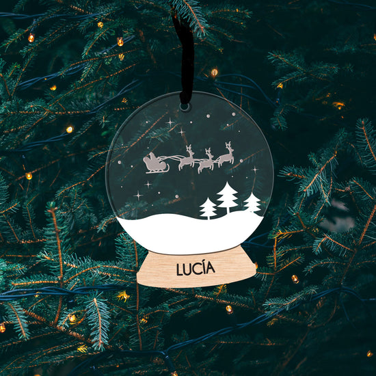 Bola de Navidad personalizada Papa Noel