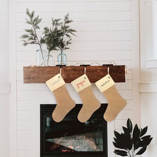 Bota Calcetín navideño personalizado
