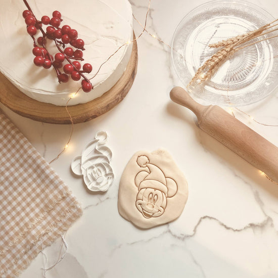 Molde de galletas Mickey Mouse navideño