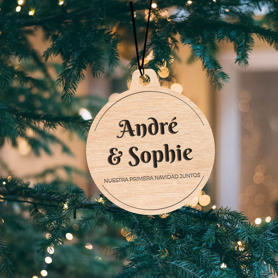 Bola de Navidad personalizada ¨Toguether¨