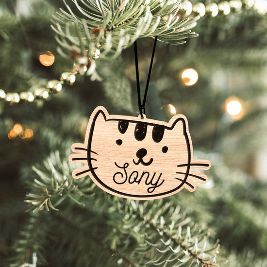 Adorno de Navidad Gatito