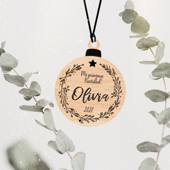 Bola de navidad personalizada ¨ Little star¨ primera navidad