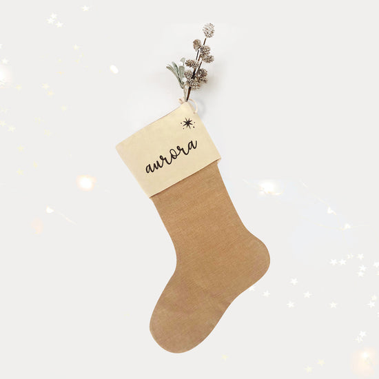 Bota Calcetín navideño personalizado
