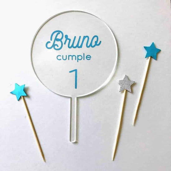 Cake Topper  "Circle" personalizado