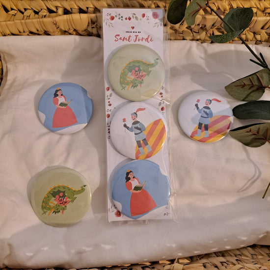 Pack de chapas Sant Jordi